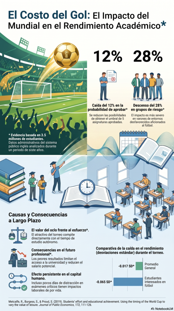 Impacto del futbol en estudios