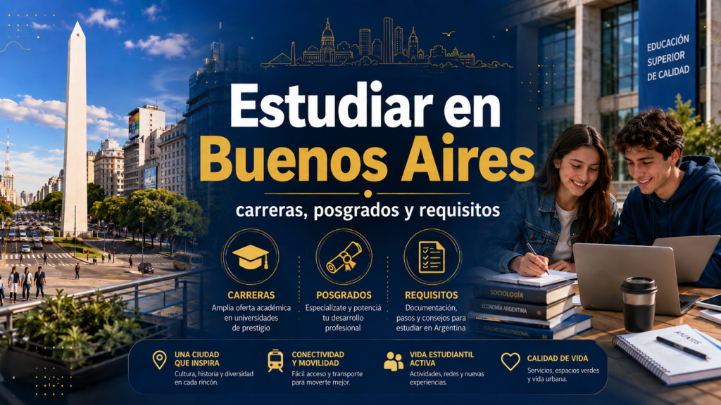 Carreras, posgrados, requisitos y vida universitaria en CABA Carreras, posgrados, requisitos y vida universitaria en CABA